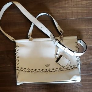 White Guess Purse